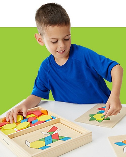 Melissa & Doug Pattern Blocks & Boards