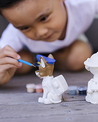 Melissa & Doug Paw Patrol - Decorate Your Own Pup Figurines - with Paint and Brush Draw And Color