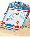 Melissa & Doug Paw Patrol - Deluxe Double Sided Tabletop Easel - Foldable and Magnetic Draw And Color