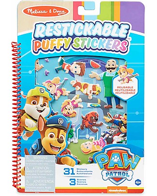Melissa & Doug Paw Patrol - Puffy Sticker Pad - Adventure Bay Stickers & Stamps Sets