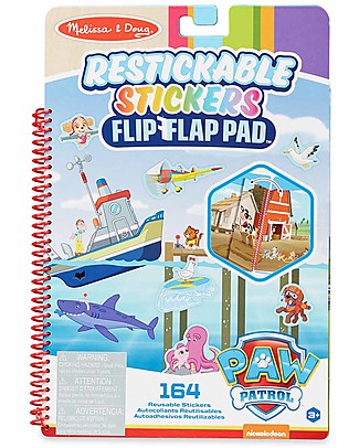 Melissa & Doug Paw Patrol - Reusable Sticker Pad - Adventure Bay Stickers & Stamps Sets