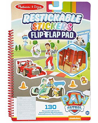 Melissa & Doug Paw Patrol - Reusable Sticker Pad - Classic Missions Stickers & Stamps Sets