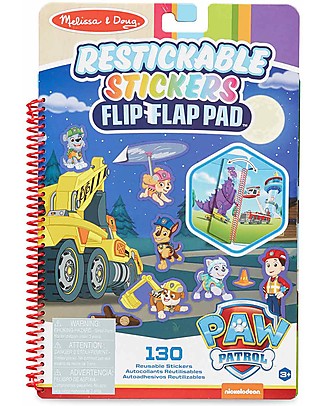 Melissa & Doug Paw Patrol - Reusable Sticker Pad - Ultimate Rescue Stickers & Stamps Sets