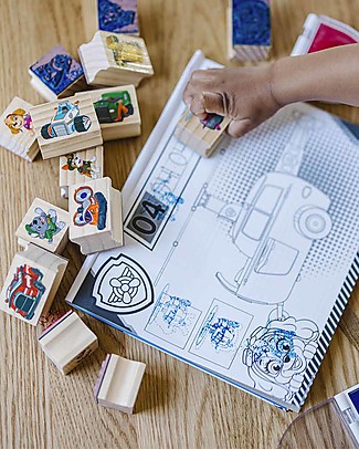 Melissa & Doug Paw Patrol Wooden Stamps Activity Set Stickers & Stamps Sets