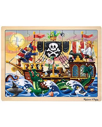 Melissa & Doug Pirate Adventure Jigsaw Puzzle - 48 pieces Puzzles