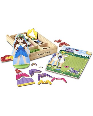 Melissa & Doug Princess Magnetic Dress-Up Play Set Creative Toys