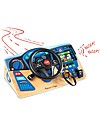 Melissa & Doug Realistic Steering Wheel Game with Wooden Dashboard Wooden Toy Cars, Trains & Trucks