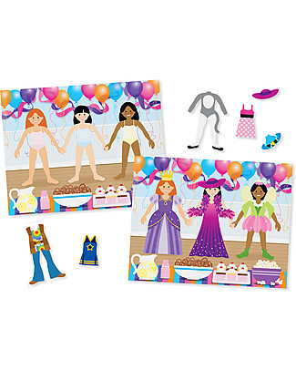 Melissa & Doug Reusable Sticker Pad, Dress-Up - With 165+ stickers! Creative Toys