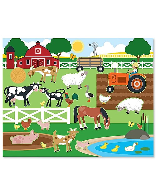 Melissa & Doug Reusable Sticker Pad - Habitats - With 150+ stickers! Stickers & Stamps Sets