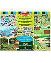 Melissa & Doug Reusable Sticker Pad - Habitats - With 150+ stickers! Stickers & Stamps Sets
