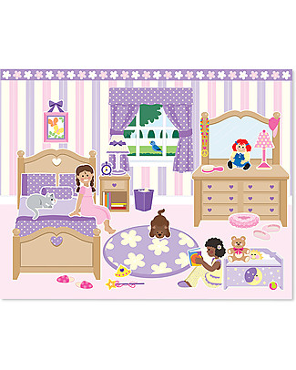 Melissa & Doug Reusable Sticker Pad - Play House - 175+ Pieces Art & Craft Kits