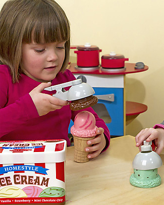 Melissa & Doug Scoop and Stack Ice Cream Cone Playset - Wonderful gift idea! Toy Kitchens & Play Food