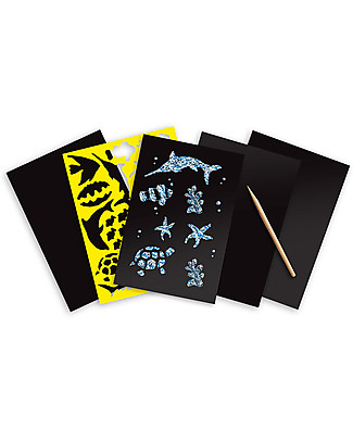 Melissa & Doug Scratch Art Sheets - Sea Life Creative Toys