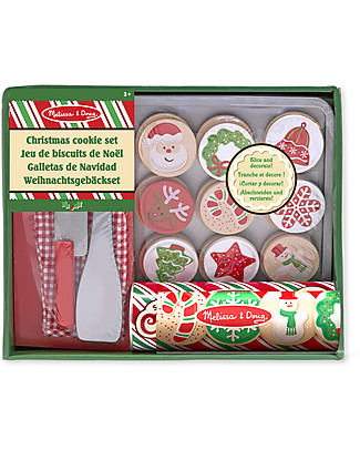 Melissa & Doug Slice & Bake Christmas Cookie Play Set - 30 Pieces Toy Kitchens & Play Food