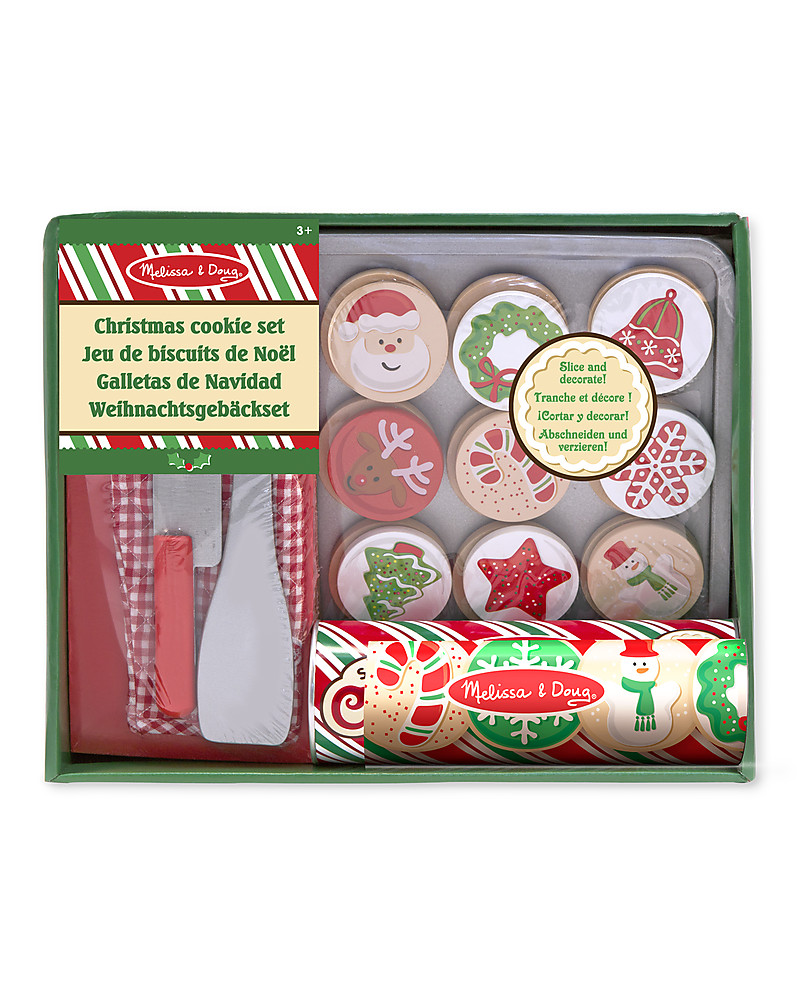 Melissa & Doug Slice & Bake Christmas Cookie Play Set - 30 ...