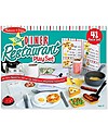 Melissa & Doug Star Diner Restaurant Play Set - 41 pieces Wooden Food