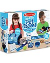 Melissa & Doug Tote & Tour Pet Travel Play Set - Include plush Cat and Dog! Pretend Play