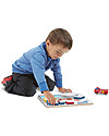 Melissa & Doug Vehicles Wooden Chunky Puzzle - 9 large pieces Wooden Stacking Toys