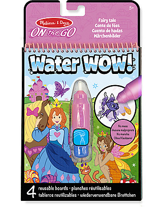 Melissa & Doug Water Wow Fairytale - 4 cards with refillable water pen! Creative Toys