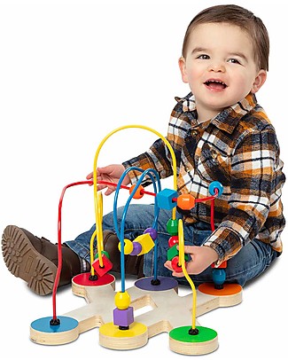 Melissa & Doug Wooden Bead Maze Wooden Stacking Toys