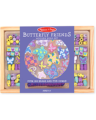 Melissa & Doug Wooden bead set - Butterfly Friends Art & Craft Kits