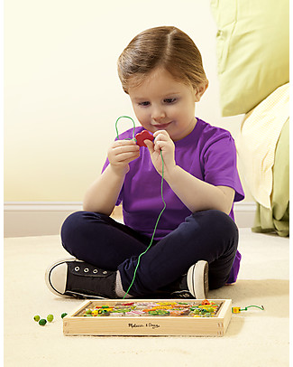 Melissa & Doug Wooden bead set - Flower Power Art & Craft Kits