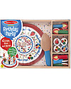 Melissa & Doug Wooden Birthday Cake Ready to Slice - 34 pieces! Wooden Food