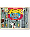 Melissa & Doug Wooden Castle Blocks Play Set, 28 pieces with box - Great gift idea! Story Making Games
