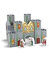 Melissa & Doug Wooden Castle Blocks Play Set, 28 pieces with box - Great gift idea! Story Making Games