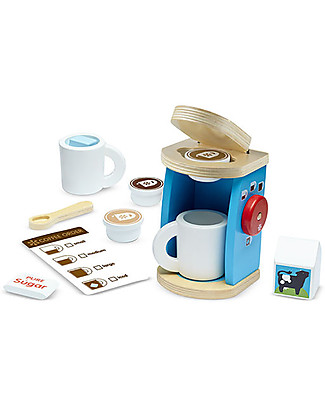 Melissa & Doug Wooden Coffee Set, 11 pieces - Great gift idea! Traditional Toys