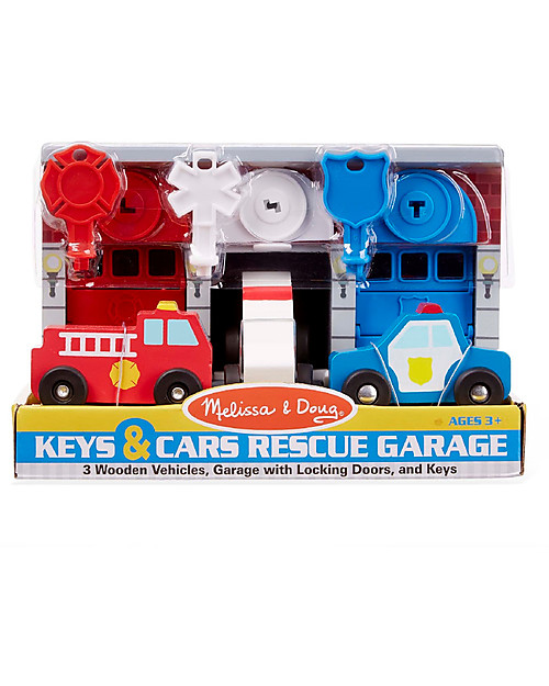 Melissa and doug wooden car garage online