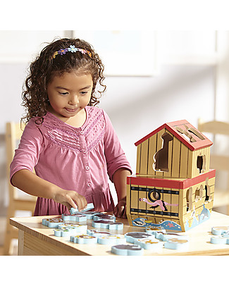 Melissa & Doug Wooden Noah’s Ark Play Set - 29 pieces - Great gift idea! Montessori Toys