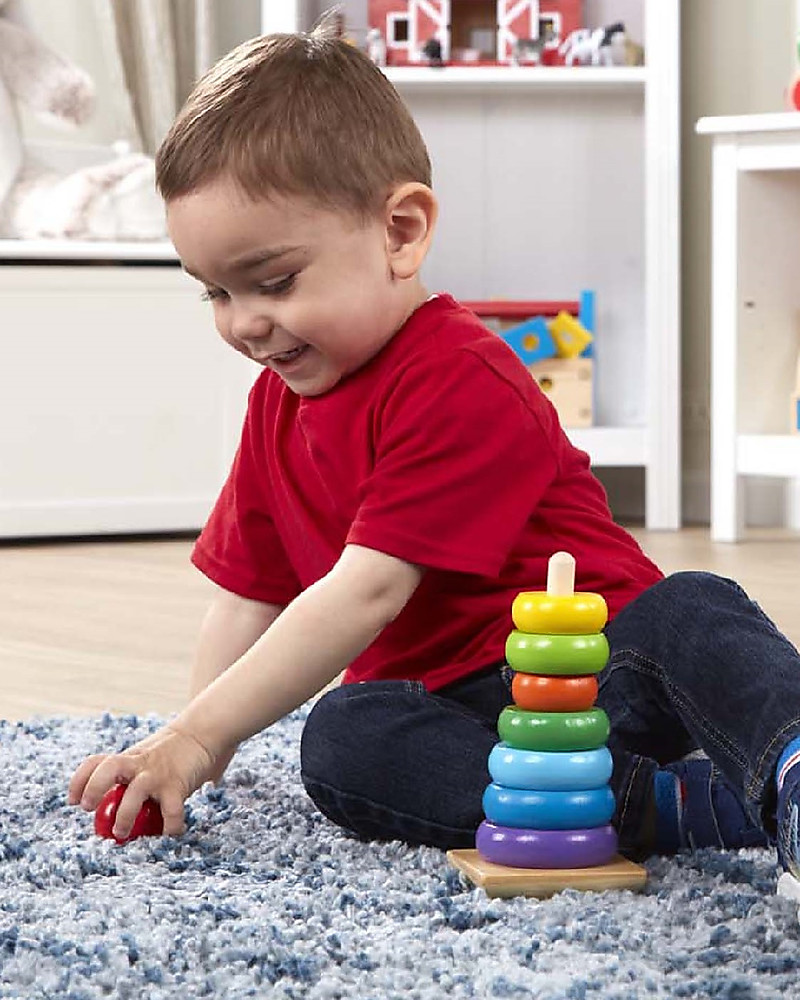 Melissa & Doug 576 Rainbow Stacker Classic Toy for sale online 