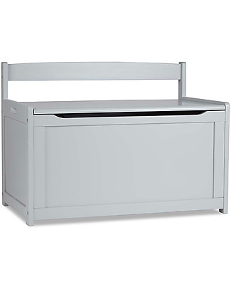 Melissa & Doug Wooden Toy Chest - Gray - 83x48x61 cm Toy Storage Boxes