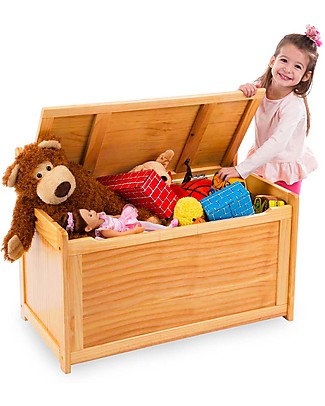 Melissa & Doug Wooden Toy Chest - Honey - 83x48x61 cm Toy Storage Boxes