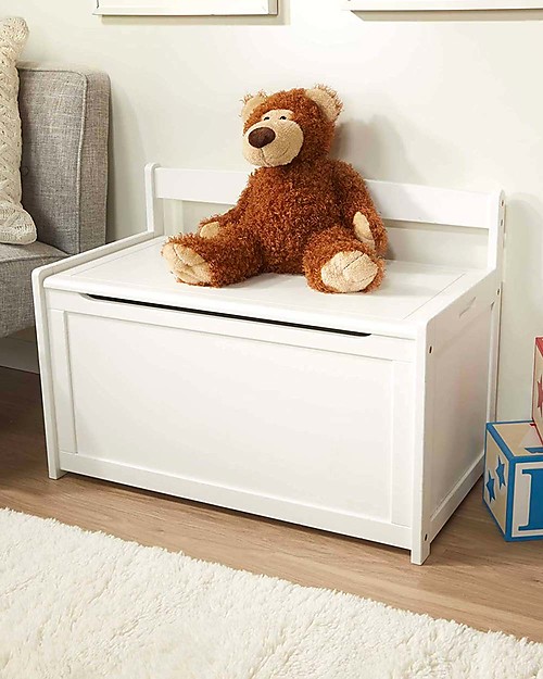 Melissa Doug Wooden Toy Chest White 83x48x61 cm unisex bambini