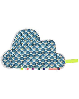 Mellipou DouDou Pacifier Comforter, Amy Duck Cloud - Made in France Doudou & Comforters
