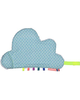Mellipou DouDou Pacifier Comforter, Grafo Cloud - Made in France Doudou & Comforters
