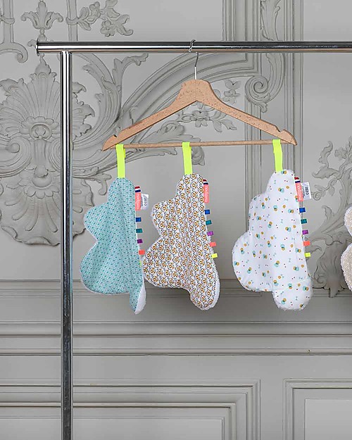 Mellipou DouDou Pacifier Comforter, Grafo Cloud - Made in France Doudou & Comforters