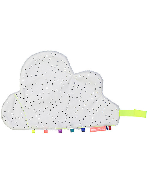 Mellipou DouDou Pacifier Comforter, Milky Cloud - Made in France Doudou & Comforters