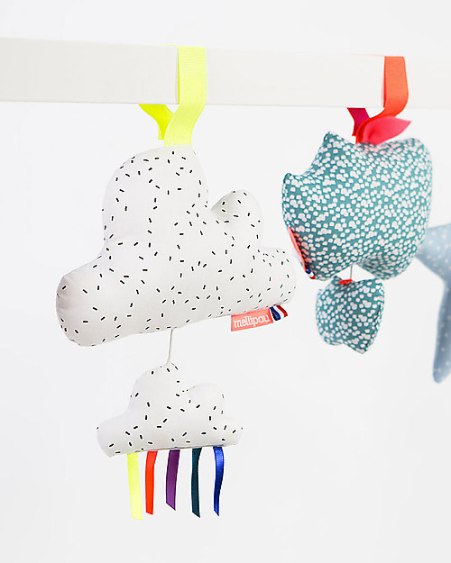 Mellipou OUTLET Carillon Minibam Cloud Milky, Washable! - "I just called to say I love you" - Made in France - Showroom Sample Music boxes