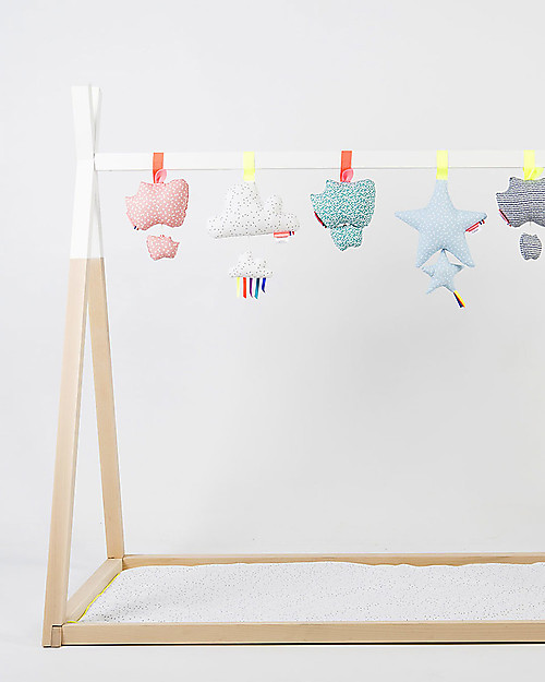 Mellipou OUTLET Carillon Minibam Cloud Milky, Washable! - "I just called to say I love you" - Made in France - Showroom Sample Music boxes