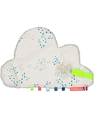 Mellipou OUTLET DouDou Pacifier Comforter, Kurt Cloud - Made in France - Showroom Sample Doudou & Comforters