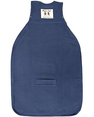 Merino Kids Go Go Bag Duvet Weight - Sleeping Bag, Denim Pebble - 2-4 years - 100% Merino Wool and Organic Cotton Warm Sleeping Bags