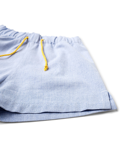 Mia Bu Milano Boy’s Boxers, Piquet Chambray - Come in a gift box with a fairy tale included! Swimming Trunks