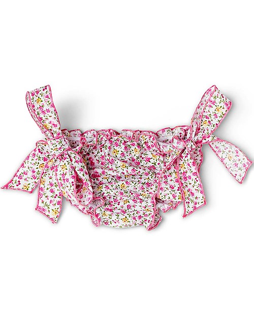 Mia Bu Milano Girl's Swim Pants with Strings, Flowers - Come in a gift box with a fairy tale included! Swimming Trunks
