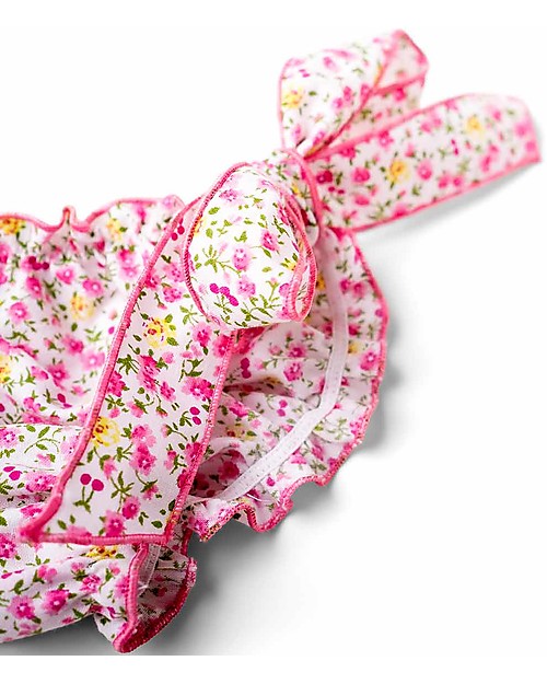 Mia Bu Milano Girl's Swim Pants with Strings, Flowers - Come in a gift box with a fairy tale included! Swimming Trunks