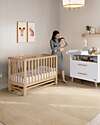 Micuna Annie Balance Rocking Cot 120x60cm - Natural - FSC Beech Wood Cots and Cotbeds