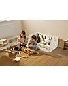 Micuna Mini Co-Sleeping Bed - Lulú - White and Wood - with 8 Different Features! Next To Me Cribs