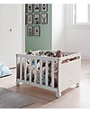 Micuna Mini-Cradle and Next to Me You&Me, Grey - It becomes Desk or Sofa Next To Me Cribs